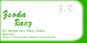 zsoka racz business card
